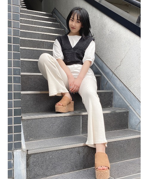 one way（ワンウェイ）の「クロシェビスチェＳＥＴ（Tシャツ/カットソー・レディース・ホワイト/ブラック/ベージュ/ブラウン・FREE）」の17枚目の写真