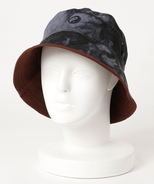 WEGO(ウィゴー)の「WEGO/リバーシブルタイダイバケットハット(ハット・レディース・ブラック/ブラウン・FREE)」の4枚目の写真