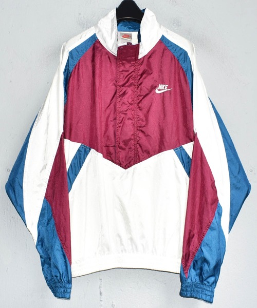 【ヴィンテージ古着】90's NIKE/ナイキ ハーフジップ ナイロンジャケット NIKE（ナイキ）の「【ヴィンテージ古着】90's NIKE/ナイキ ハーフ