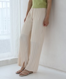 one after another NICE CLAUP | 細プリーツパンツ(その他パンツ)
