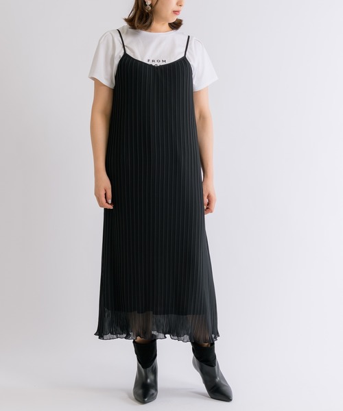 セール Katharine Ross ワンピース プリーツキャミワンピース ワンピース Katharine Katharine Ross キャサリンロス のファッション