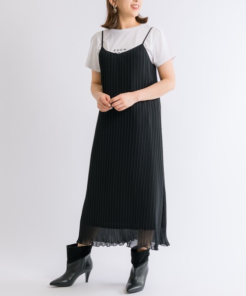 Katharine Ross キャサリンロス のファッション Katharine Ross プリーツキャミワンピース ワンピース Katharine セール