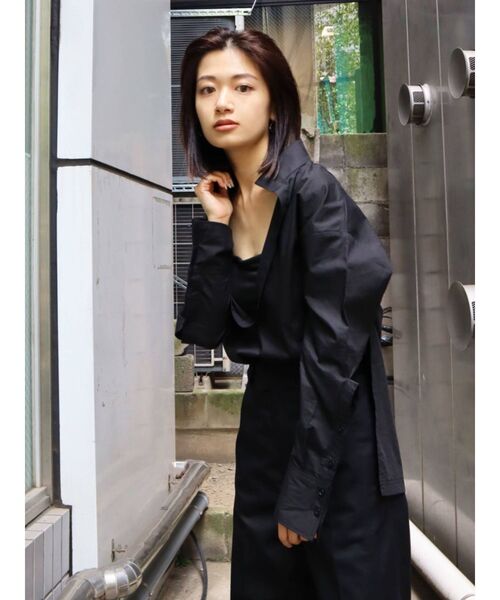 セール Emoda Harumi ディープvバックロングシャツ シャツ ブラウス Emoda エモダ のファッション通販 Zozotown