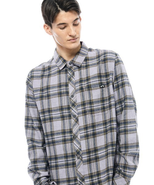 BILLABONG(ビラボン)の「BILLABONG メンズ COASTLINE LS WAVE WASHED 長袖シャツ【2020年秋冬モデル】/ビラボン チェック(シャツ/ブラウス)」 - WEAR BILLABONG(ビラボン)の「BILLABONG メンズ COASTLINE LS WAVE WASHED 長袖シャツ【2020年秋冬モデル】/ビラボン チェック(シャツ/ブラウス)」 - WEAR