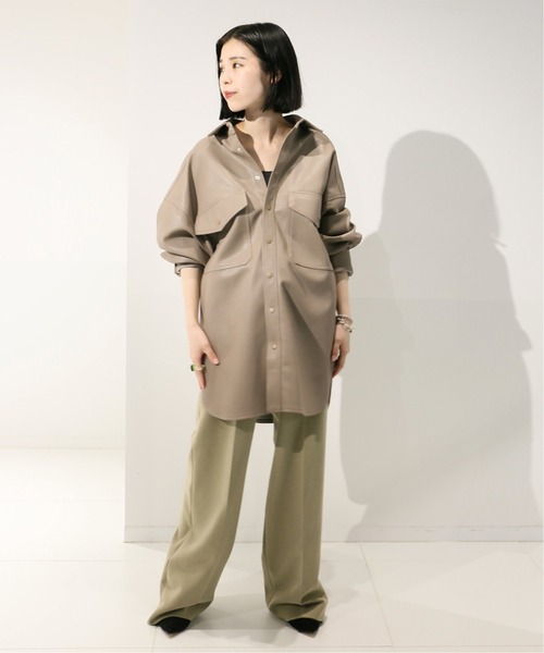 CITYSHOP（シティーショップ）の「FAUX LEATHER JACKET