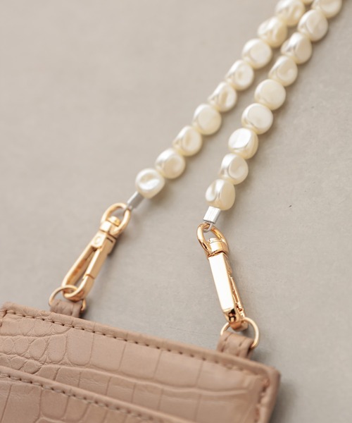 natural couture（ナチュラルクチュール）の「パールショルダーヒモ（その他・レディース・その他・94cm）」の7枚目の写真