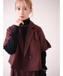 ハーフスリーブショートジャケット