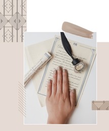 et seq.（エセク）の「【et seq.】LD1487 ウィトルウィウス的人体図【羽根ペンネイルポリッシュ】（マニキュア/ジェルネイル）」