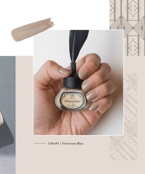 et seq.（エセク）の「【et seq.】LD1487 ウィトルウィウス的人体図【羽根ペンネイルポリッシュ】（マニキュア/ジェルネイル・レディース・ライトベージュ・FREE）」の7枚目の写真