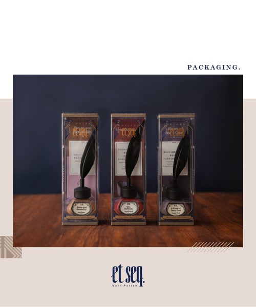 et seq.（エセク）の「【et seq.】LD1487 ウィトルウィウス的人体図【羽根ペンネイルポリッシュ】（マニキュア/ジェルネイル・レディース・ライトベージュ・FREE）」の2枚目の写真