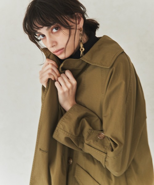 LA BELLE ETUDE（ラベルエチュード）の「【Belle vintage】 ミリタリーオーバートレンチコート（トレンチコート・レディース・イエロー/カーキ/ベージュ系その他・FREE）」の16枚目の写真