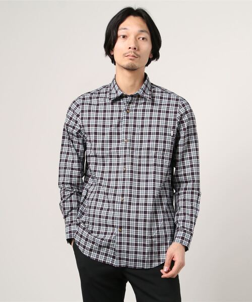 メンズ 長袖 チェック シャツ