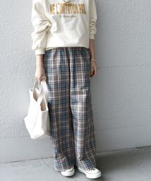 SHIPS any | SHIPS any: タック チェック イージー ベイカーパンツ◇(その他パンツ)