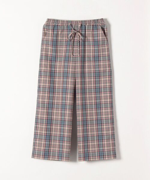 SHIPS any（シップス エニィ）の「SHIPS any: タック チェック イージー ベイカーパンツ◇（その他パンツ・レディース・ベージュ/グリーン・36/38）」の3枚目の写真