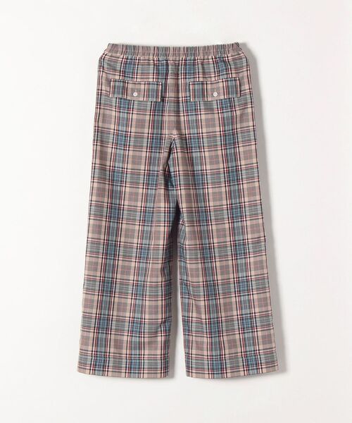 SHIPS any（シップス エニィ）の「SHIPS any: タック チェック イージー ベイカーパンツ◇（その他パンツ・レディース・ベージュ/グリーン・36/38）」の5枚目の写真