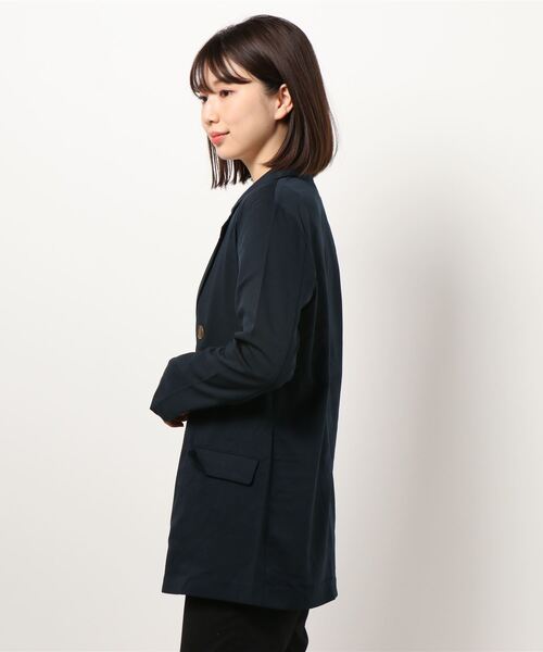 Bab(バブ)の「【WEB限定】ダブルブレストジャケット(テーラードジャケット・レディース・ブルー/モカ/ベージュ・38)」の20枚目の写真