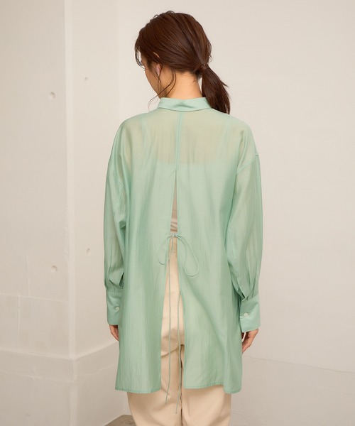 ROPE'（ロペ）の「【ドラマ着用】【洗える】3WAYバックスリットシアー