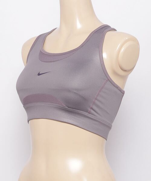 NIKE（ナイキ）の「ナイキ NIKE ナイキ ウィメンズ スウッシュ TEXTURED ブラ P（ブラジャー・レディース・ラベンダー/ブラック・M/L/S）」の5枚目の写真