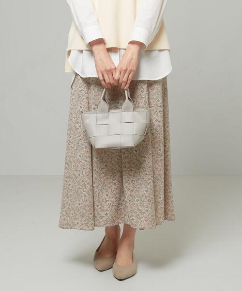 THE STATION STORE(ザ ステーション ストア)の「<closet story>アミコミ ミニ 2WAY トートバッグ(トートバッグ・レディース・ライトピンク/ライトグレー・FREE)」の1枚目の写真