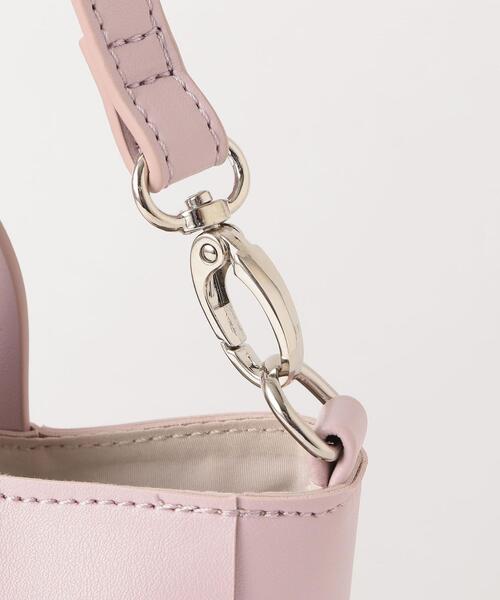 THE STATION STORE(ザ ステーション ストア)の「<closet story>アミコミ ミニ 2WAY トートバッグ(トートバッグ・レディース・ライトピンク/ライトグレー・FREE)」の9枚目の写真