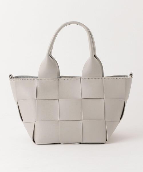 THE STATION STORE(ザ ステーション ストア)の「<closet story>アミコミ ミニ 2WAY トートバッグ(トートバッグ・レディース・ライトピンク/ライトグレー・FREE)」の7枚目の写真