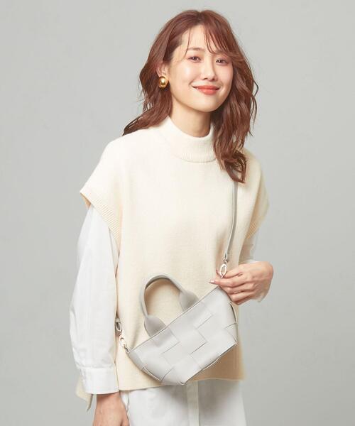 THE STATION STORE(ザ ステーション ストア)の「<closet story>アミコミ ミニ 2WAY トートバッグ(トートバッグ・レディース・ライトピンク/ライトグレー・FREE)」の12枚目の写真