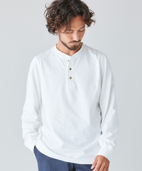 ケアフリー・アンシュリンカブル・ティ、長袖 ヘンリー ジャパン