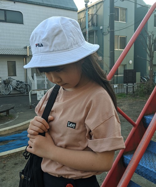 FILA(フィラ)の「FILA/フィラ キッズ スモールロゴバケットハット(ハット・キッズ・ホワイト/ブラック/ベージュ・FREE)」の5枚目の写真