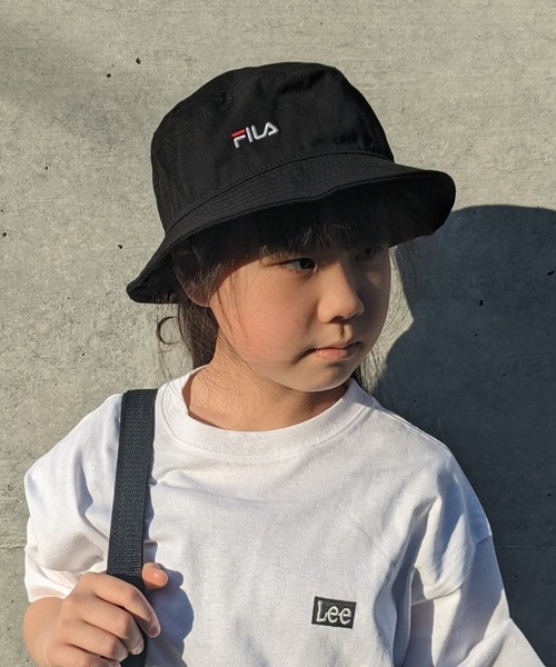 セール】FILA/フィラ キッズ スモールロゴバケットハット