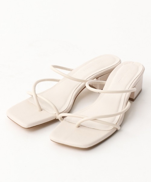 A part by（アパートバイ）の「ラインストラップサンダル 938710（サンダル・レディース・アイボリー/ブラック/ブラウン系その他2・MEDIUM/LARGE）」の14枚目の写真