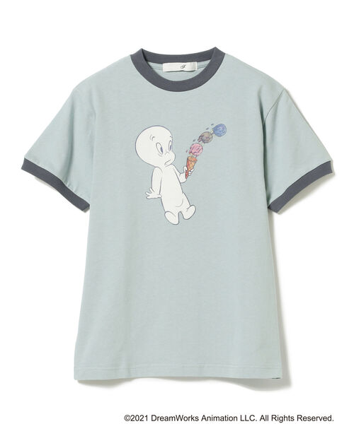 Ray BEAMS（レイビームス）の「south for F × Ray BEAMS / 別注 Casper Tシャツ（Tシャツ/カットソー・レディース・ブルー・ONE SIZE）」の6枚目の写真