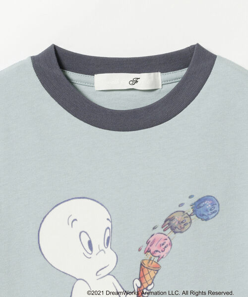 Ray BEAMS（レイビームス）の「south for F × Ray BEAMS / 別注 Casper Tシャツ（Tシャツ/カットソー・レディース・ブルー・ONE SIZE）」の7枚目の写真