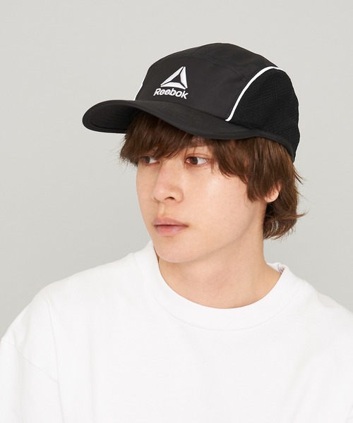 Reebok（リーボック）の「【Reebok/リーボック】ロゴ刺繍 ランニングキャップ/メッシュキャップ（キャップ・メンズ・ホワイト/ブラック/ネイビー・FREE）」の7枚目の写真