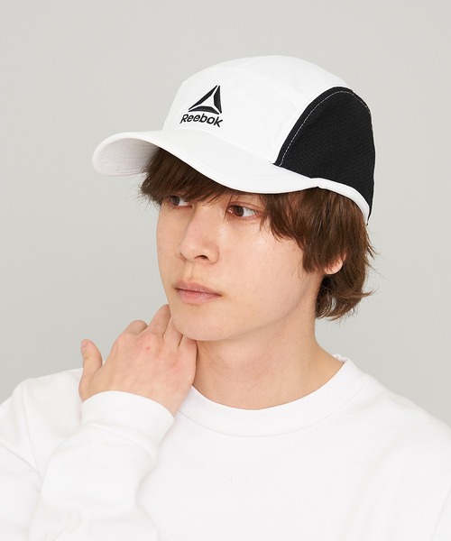 Reebok（リーボック）の「【Reebok/リーボック】ロゴ刺繍 ランニングキャップ/メッシュキャップ（キャップ・メンズ・ホワイト/ブラック/ネイビー・FREE）」の9枚目の写真