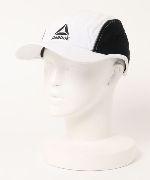 Reebok（リーボック）の「【Reebok/リーボック】ロゴ刺繍 ランニングキャップ/メッシュキャップ（キャップ・メンズ・ホワイト/ブラック/ネイビー・FREE）」の5枚目の写真