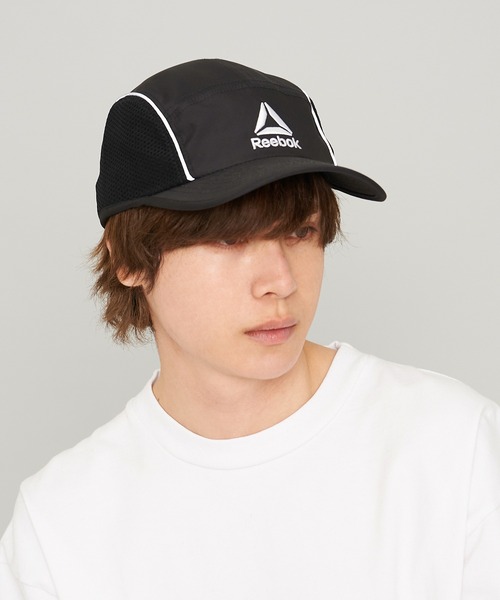 Reebok（リーボック）の「【Reebok/リーボック】ロゴ刺繍 ランニングキャップ/メッシュキャップ（キャップ・メンズ・ホワイト/ブラック/ネイビー・FREE）」の18枚目の写真