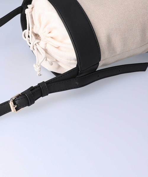 HONEYSUCKLE ROSE（ハニーサックルローズ）の「【HONEYSUCKLE ROSE】雑材ショルダー（ショルダーバッグ・レディース・ブラック/グリーン・ONE SIZE）」の10枚目の写真