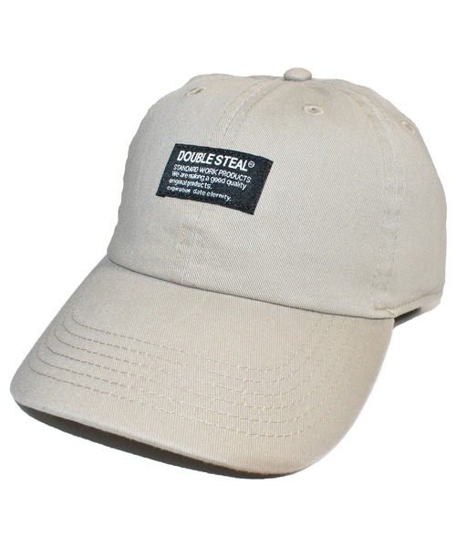 DOUBLE STEAL（ダブルスティール）の「Tag 6Panel Cap（キャップ・メンズ・ブラック/チャコールグレー/カモフラージュ/ベージュ・FREE）」の3枚目の写真