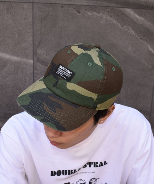 DOUBLE STEAL（ダブルスティール）の「Tag 6Panel Cap（キャップ・メンズ・ブラック/チャコールグレー/カモフラージュ/ベージュ・FREE）」の13枚目の写真