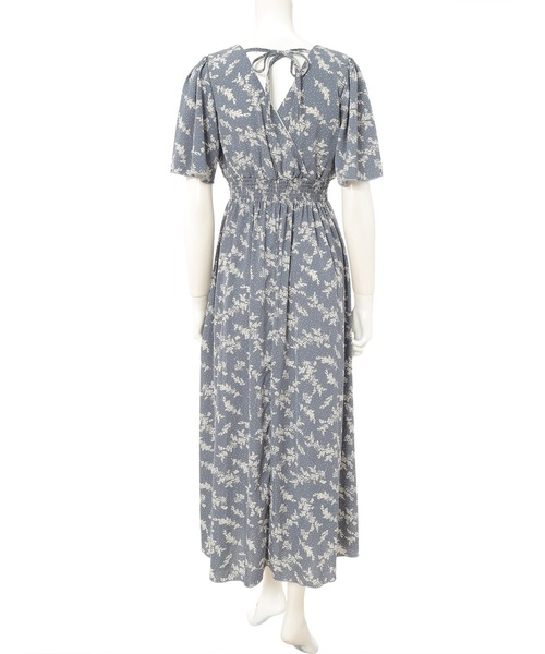 fifth(フィフス)の「バックシャンカシュクールシックフラワーワンピース(ワンピース・レディース・ブラック/ブルー・MEDIUM)」の8枚目の写真