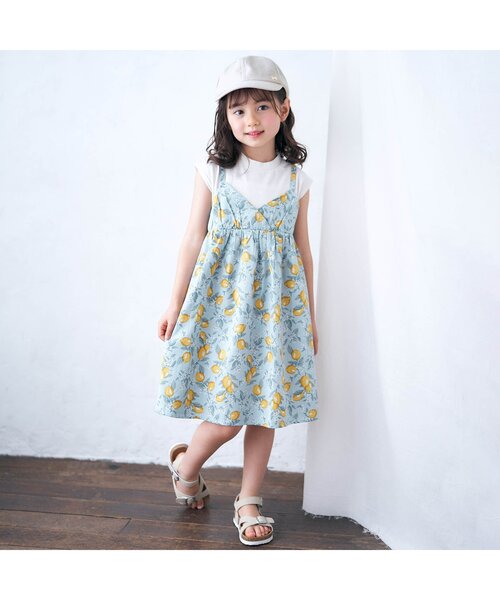 apres les cours(アプレレクール)の「後ろリボンメッシュキャップ(キャップ・キッズ・ミント/チェック/ピンク・58/50/54)」の5枚目の写真