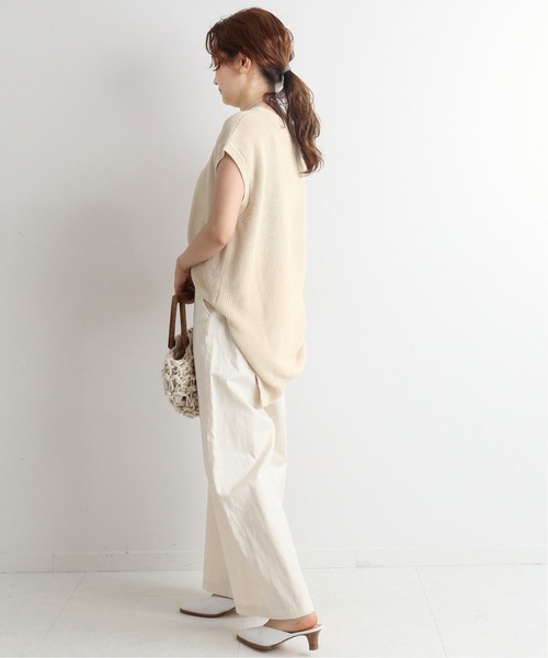 IENA（イエナ）の「C/LI畦ノースリーブプルオーバー◇（ニット