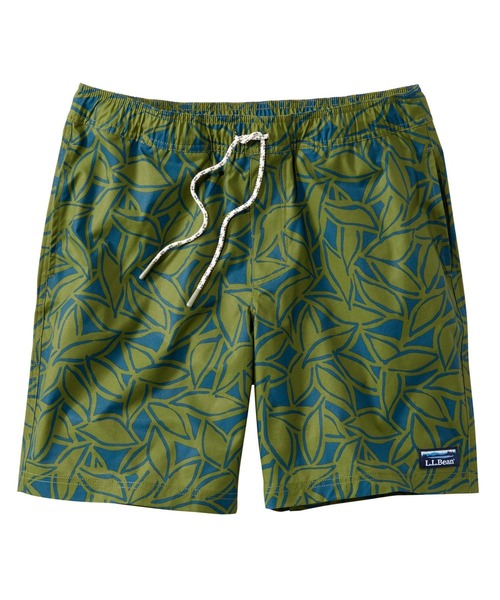 L.L.Bean（エルエルビーン）の「バケーションランド・ストレッチ・スイム・トランクス、8インチ 米国フィット・レギュラー（水着・メンズ・グリーン系/ブルー系・SMALL/MEDIUM/LARGE）」の2枚目の写真