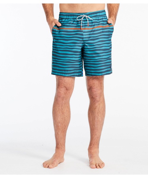 L.L.Bean（エルエルビーン）の「バケーションランド・ストレッチ・スイム・トランクス、8インチ 米国フィット・レギュラー（水着・メンズ・グリーン系/ブルー系・SMALL/MEDIUM/LARGE）」の7枚目の写真