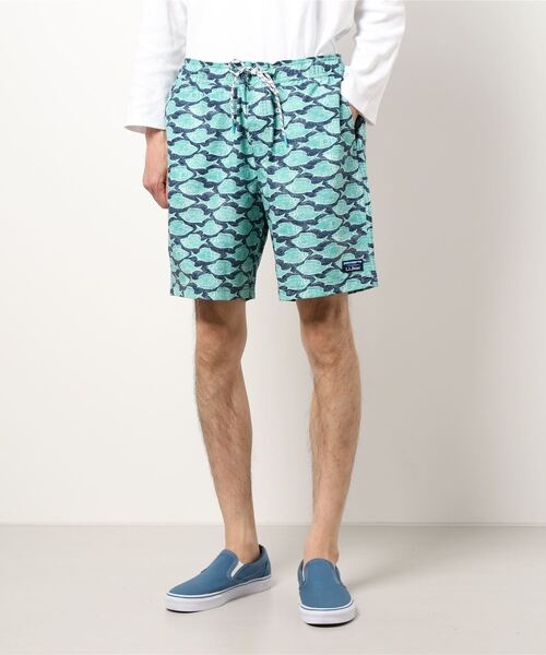 L.L.Bean（エルエルビーン）の「バケーションランド・ストレッチ・スイム・トランクス、8インチ 米国フィット・レギュラー（水着・メンズ・グリーン系/ブルー系・SMALL/MEDIUM/LARGE）」の4枚目の写真