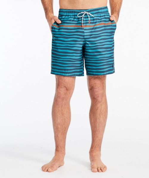 L.L.Bean（エルエルビーン）の「バケーションランド・ストレッチ・スイム・トランクス、8インチ 米国フィット・レギュラー（水着・メンズ・グリーン系/ブルー系・SMALL/MEDIUM/LARGE）」の11枚目の写真