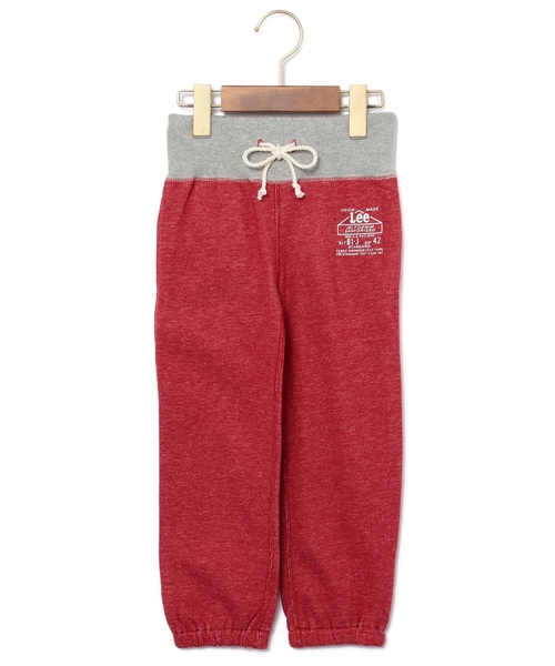 green label relaxing（グリーンレーベルリラクシング）の「【KIDS】green label relaxing別注  [Lee(リー)] デニムポケットスウェットパンツ（その他パンツ・キッズ・ライトグレー/レッド・130cm/100cm/110cm/120cm）」の2枚目の写真