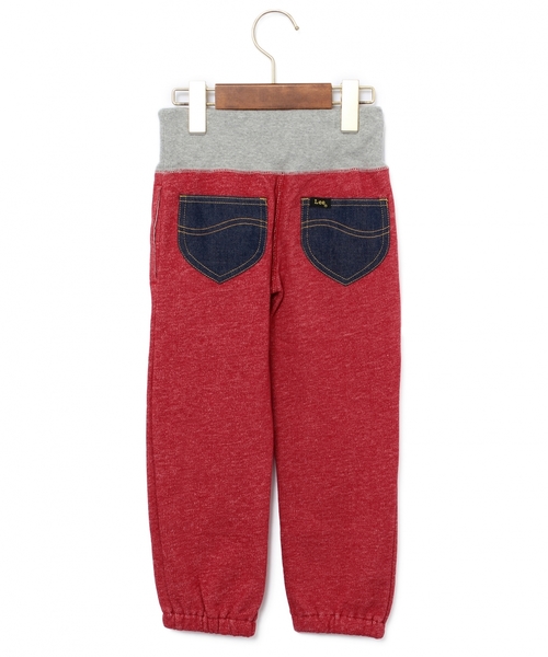 green label relaxing（グリーンレーベルリラクシング）の「【KIDS】green label relaxing別注  [Lee(リー)] デニムポケットスウェットパンツ（その他パンツ・キッズ・ライトグレー/レッド・130cm/100cm/110cm/120cm）」の3枚目の写真