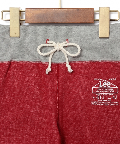 green label relaxing（グリーンレーベルリラクシング）の「【KIDS】green label relaxing別注  [Lee(リー)] デニムポケットスウェットパンツ（その他パンツ・キッズ・ライトグレー/レッド・130cm/100cm/110cm/120cm）」の5枚目の写真