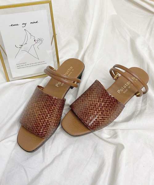 shopnikoniko(ショップニコニコ)の「ジュートヒールサンダル(サンダル・レディース・ブラウン/ベージュ/ブラック・M/S/LL/L)」の19枚目の写真